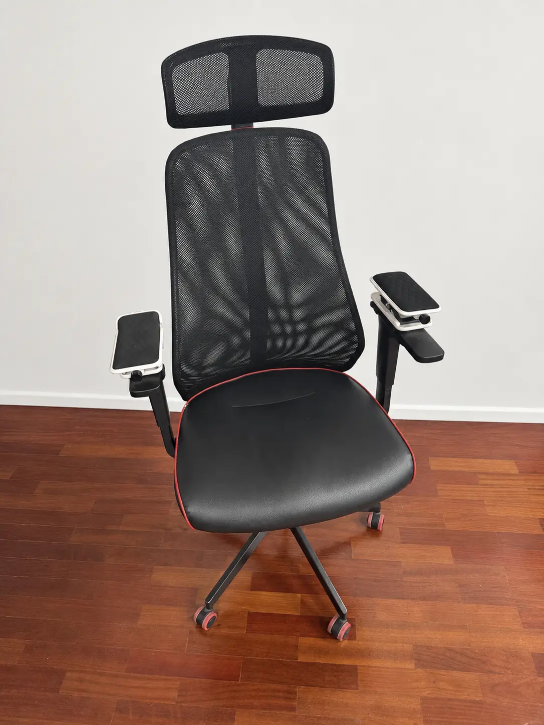 IKEA MATCHSPEL gaming chair, Bomstad black, mesh back, adjustable headrest
