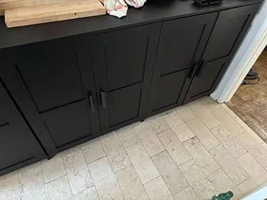 Black cabinet with doors BRIMNES Ikea, 78x95 cm, 3 available