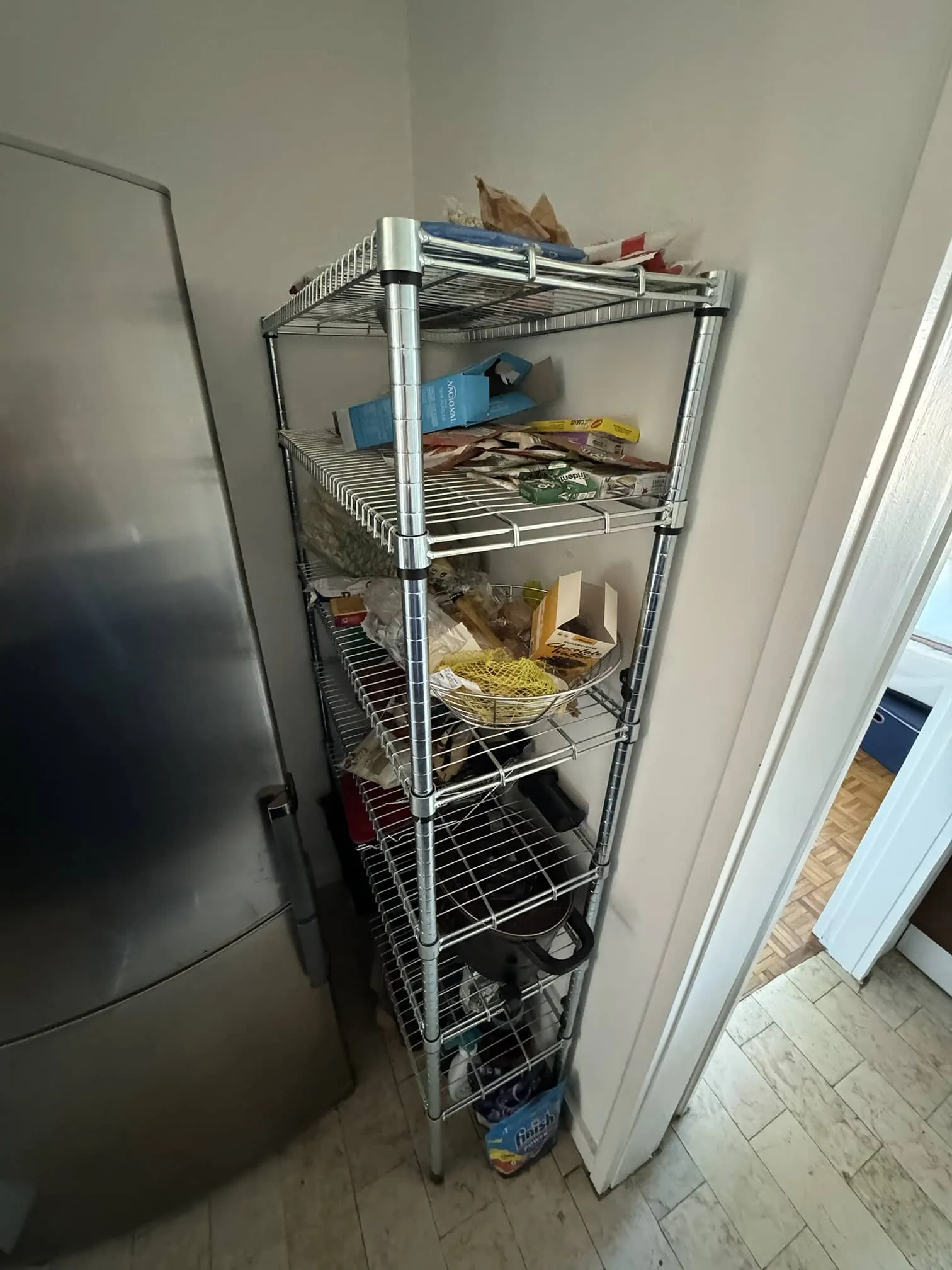 6 Shelving units OMAR Ikea, galvanised, 92x36x94 cm for three levels 188cm high for 6 levels, photo 1