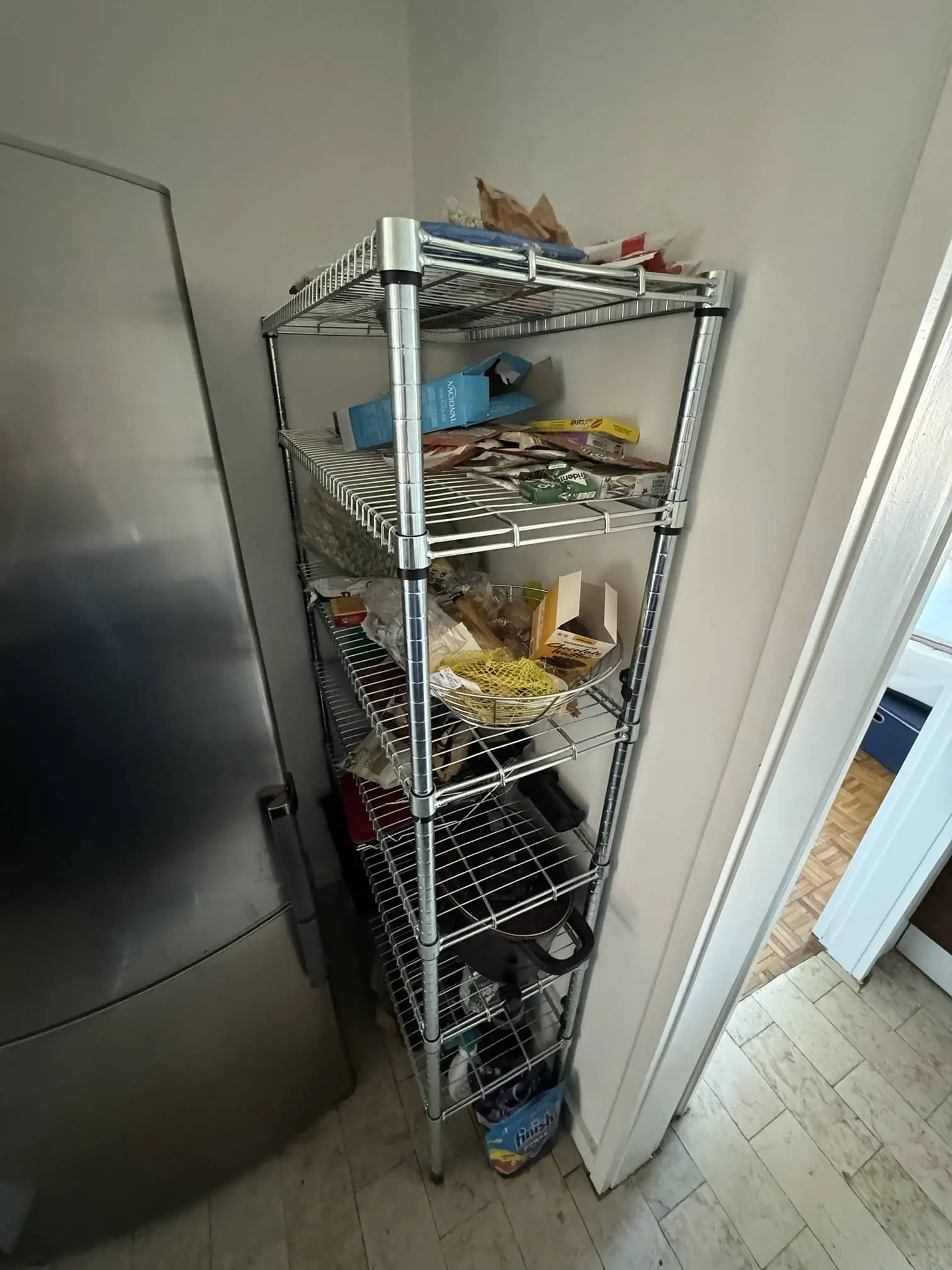 6 Shelving units OMAR Ikea, galvanised, 92x36x94 cm for three levels 188cm high for 6 levels
