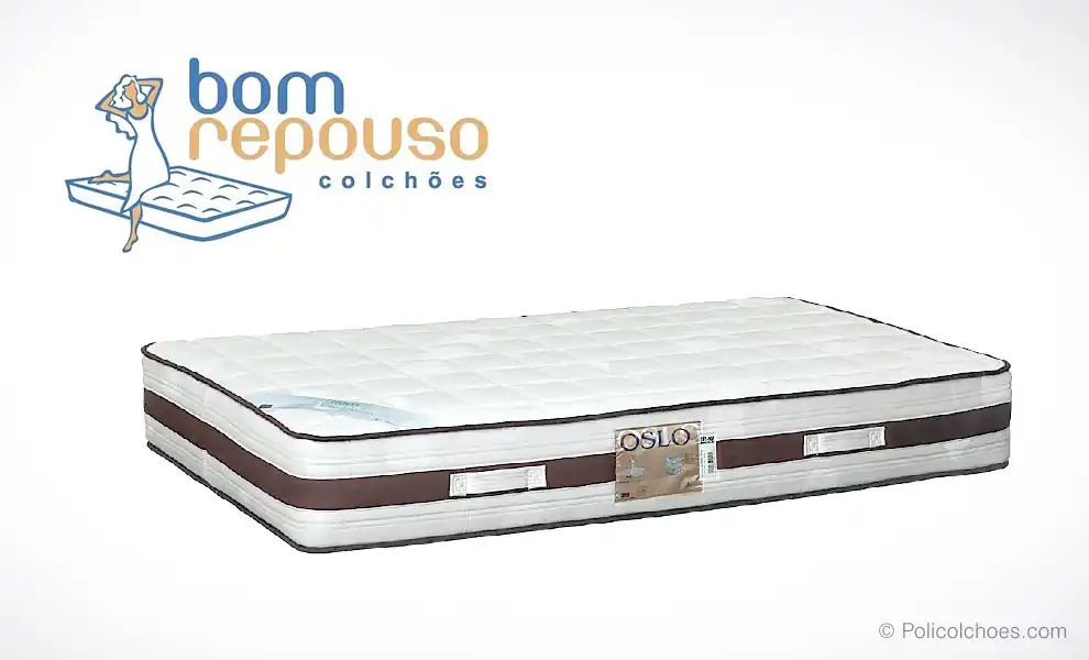 Large Firm Mattress 160 x 200 cm (Oslo Colchões Bom Repouso), with a free waterproof transport bag
