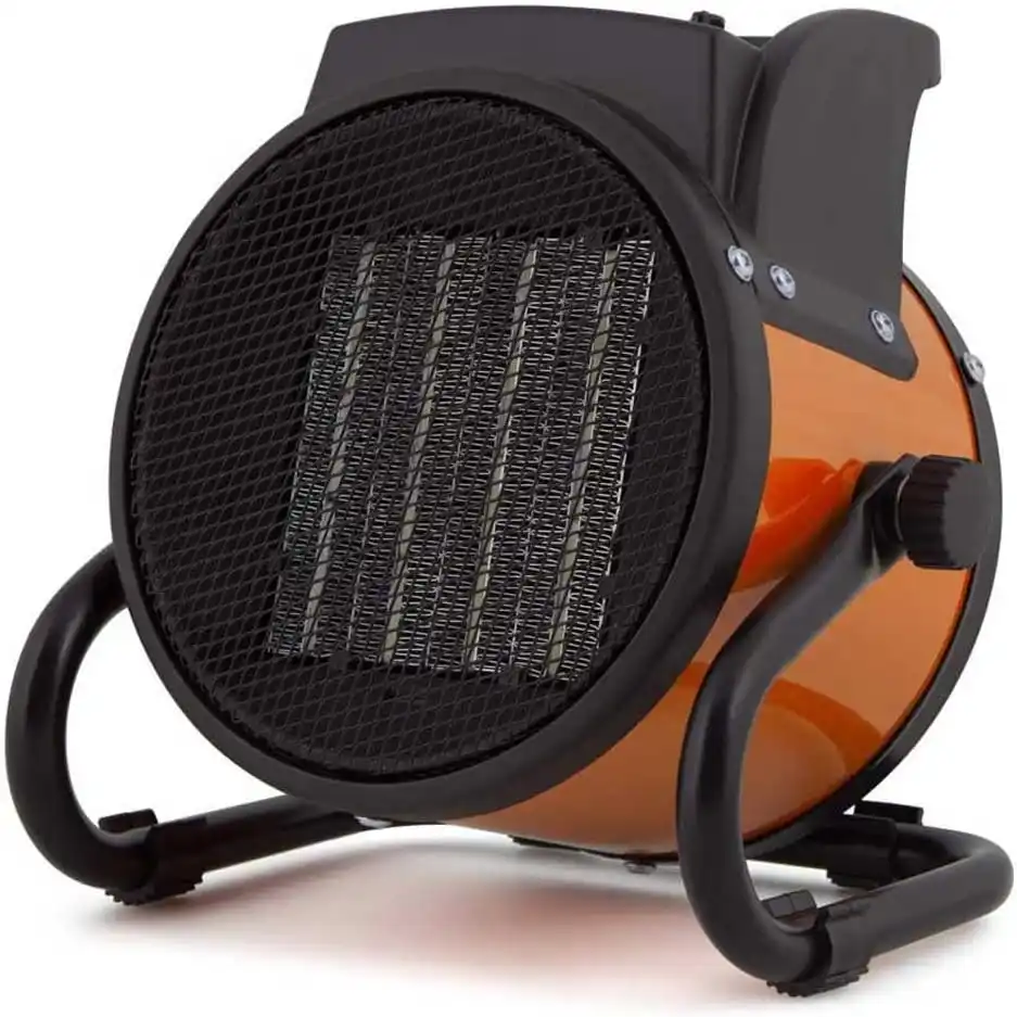 Orbegozo FHR 2040 Professional Ceramic Heater 2000 W, two heat settings, adjustable thermostat and summer fan mode, red