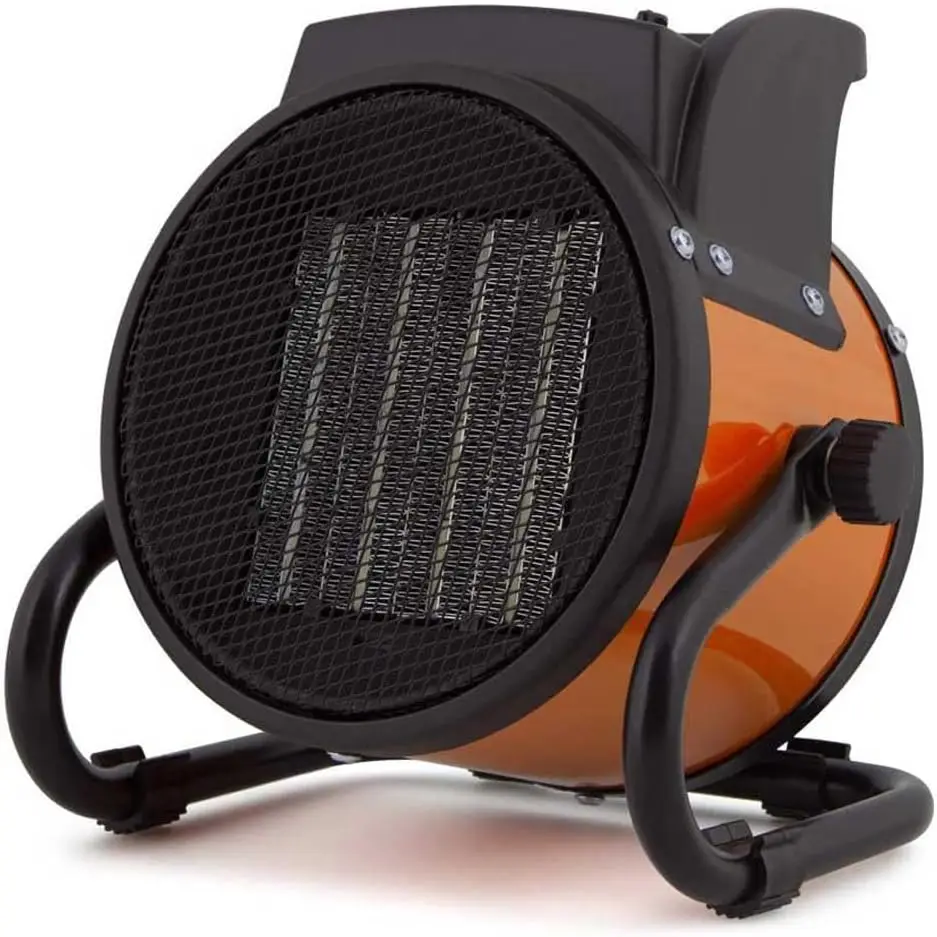 Orbegozo FHR 2040 Professional Ceramic Heater 2000 W, two heat settings, adjustable thermostat and summer fan mode, red