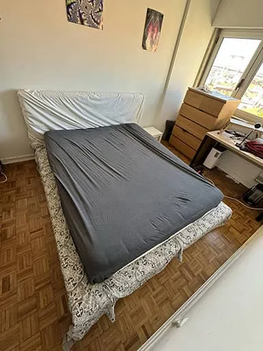 Large Firm Mattress 160 x 200 cm (Oslo Colchões Bom Repouso), with a free waterproof transport bag, photo 5