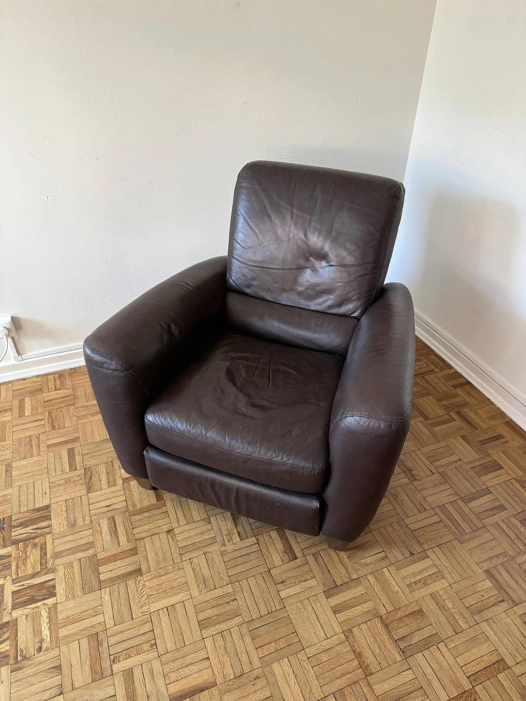 Retro comfy armchair, unfoldable long position, photo 2