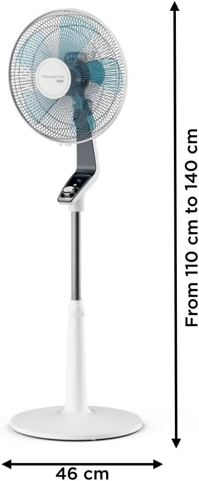 2 x Rowenta VU5640 Turbo Silence Extreme quiet standing fan, 40 cm, price is per fan, take one or both, photo 4
